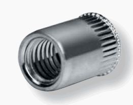 M6 0.5-3.0 mm 250 Stück Blindnietmuttern Kleiner Mini Senkkopf Offen Aluminium