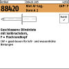 500 x Dichtblindniete Flachkopf Alu/Edelstahl A2 - 3,2 x 6,5