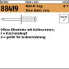 500 x gerillte Blindniete Flachkop Alu/Stahl - 3,2 x 10
