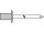 500 x GESIPA CAP-Blindniete Alu/Stahl 3,2 x 8