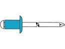 100 x GESIPA Blindniete A2-Edelstahl 5 x 40