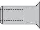 500 x GESIPA Blindnietmuttern Alu Senkkopf M 5 x 7 x 15,5