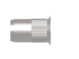 500 x GESIPA Blindnietmuttern Stahl-gerändelt Senkkopf M 5 x 7 x 15,5