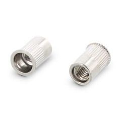 250 x Item 1021 A4 Blind rivet nuts with small CSK, straight shank, open type knurled M3x9