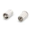 250 x Blind rivet nuts with small CSK, straight shank, open type knurled Art. 1021 A4 M 3X9