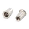 250 x Blind rivet nuts with CSK, straight shank, open knurled Art. 1023 A4 M 3X9