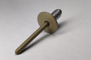 Sonderposten - 500 Stück TIFAS® Blindniet A 5,0 X 10,0 AL/A2 K14 / Pulverbeschichtet in Tiger 68/15235 ca. C32 Hellbronze Feinstruktur Matt HWF