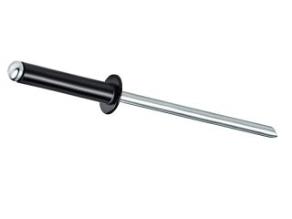 500 x Mehrbereichsblindnieten Alu/Stahl FK 4,8x 12,5 RAL9005 - Klemmbereich: 4,0-8,0mm