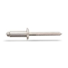 Produktbild von 500 Stück Blindnieten 4x10 Mm – Flachkopf Aluminium/Stahl, Klemmbereich 5-6,5mm