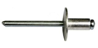 250 x Q-Standard open rivet Alu/Steel ELH 4.8X16X16
