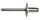 250 x Q-Standard open rivet Alu/Steel ELH 4.8X16X16