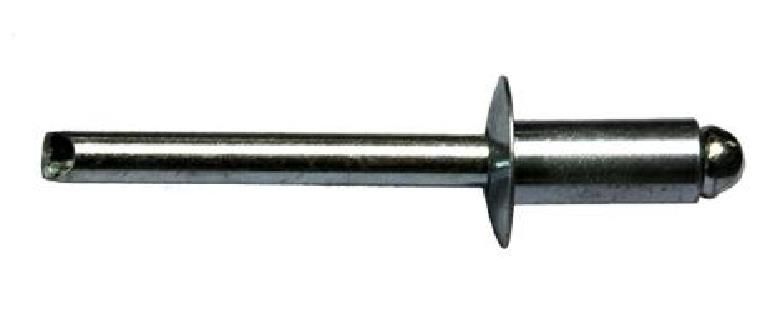 500 x Grooved Rillierte Blindniet Alu/Stahl Flachkopf 4,0x10 - Klemmbereich: max 6mm 500 x Grooved Rillierte Blindniet Alu/Stahl Flachkopf 4,0x10 - Klemmbereich: max 6mm