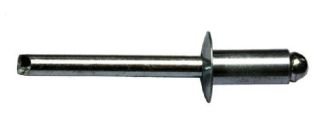 250 x Q-Standard open rivet Steel/Steel DH 5.0 X25mm