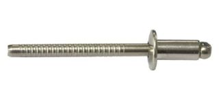 500 x Q-Standard open rivet SS A2/SS A2 DH 4.0 X14mm
