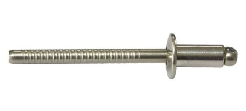 Produktbild von 250 Stück Blindnieten 4x24 Mm Alu/Stahl Flachkopf – Set Für Montage