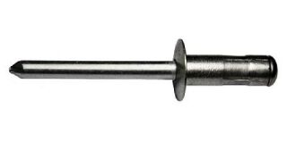 500 x Multigrip Nieten Alu/ A2 Flachkopf 4,8x10,3 - Klemmbereich: 1,0-6,4mm