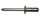 500 x Multigrip Nieten Alu/ A2 Flachkopf 4,8x10,3 - Klemmbereich: 1,0-6,4mm