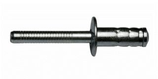 500 x Multigrip Nieten Stahl/Stahl Flachkopf 4,8x17,5 - Klemmbereich: 6,3-12,7mm