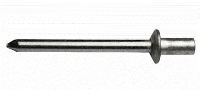 Blindnieten 3,2x8mm - Alu / Edelstahl A2 Dorn - Typ MB - großer