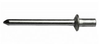 500 x Dicht-/Becherniet Alu/Stahl Flachkopf 4,8x11 - Klemmbereich: 5,0-6,5mm