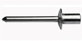 500 x Dicht-/Becherniet Stahl/Stahl Flachkopf 3,2x08 - Klemmbereich: 1,5-3,0mm