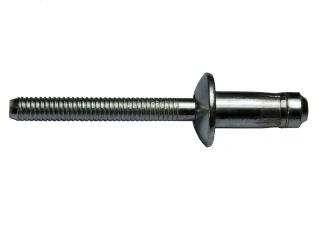 500 x H-Power Hochfeste Blindniet Stahl/Stahl Flachkopf 4,8x14,5 - Klemmbereich: 6,0-8,5mm