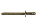 500 x Q-A-Power rivet Steel/Steel DH 4.8 X 9.0mm w.crimp