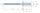 500 x Q-A-Power rivet Steel/Steel DH 4.0 X 9.5mm w.crimp